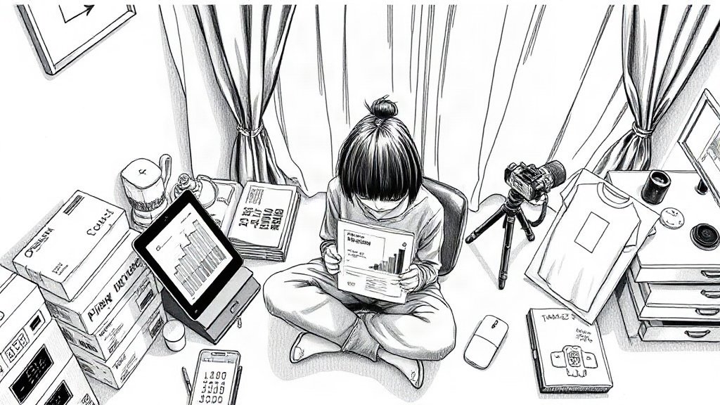 AI×Amazon副業は自分に向くのか、まず何から見分けるかのイラスト