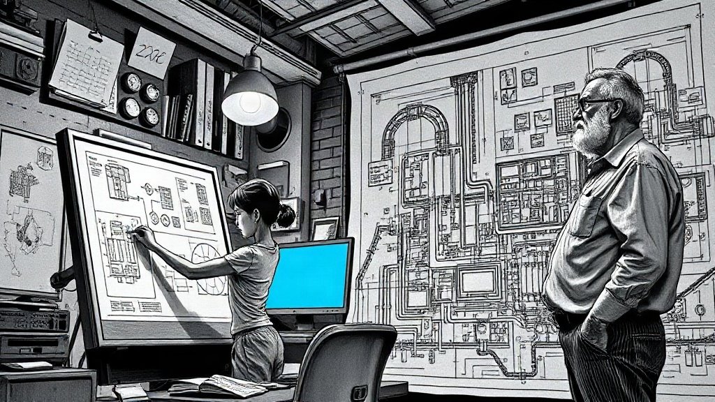 コード生成はAIに任せられる。では要件定義や設計判断は誰が担うのかのイラスト