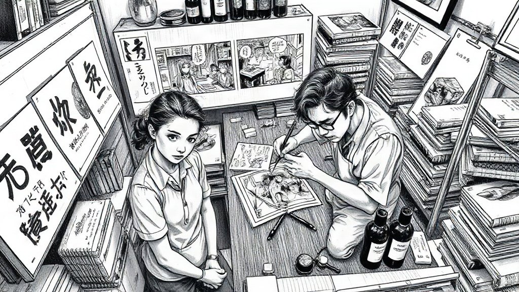 漫画家の仕事はAIでなくなるのか、制作現場での使われ方から現実的に見るのイラスト
