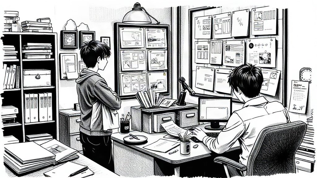 生成AIで仕事がなくなる現場で、実際に消えたのはどの工程かのイラスト