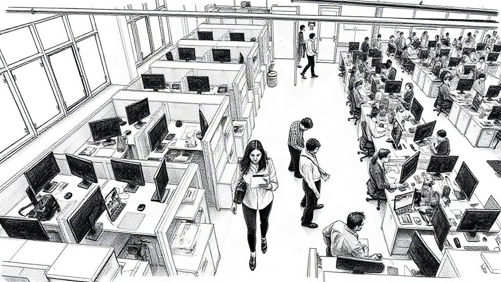 世界でAIによる失業は起きているのか、米国の統計で見えてきたことのイラスト