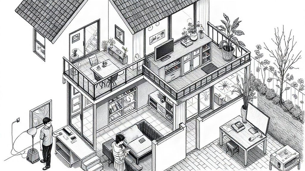 自作すると、あなたの生活や仕事はどう変わりそうかのイラスト