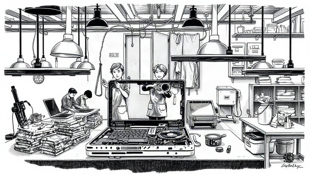 Googlebookは地球と市場の中で、日本で働く人に何を意味するのかのイラスト