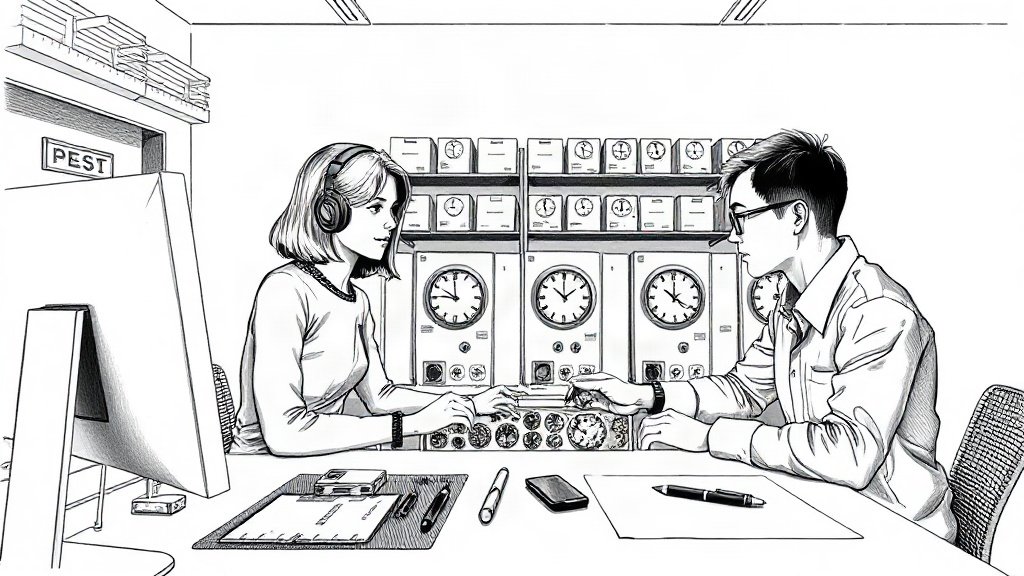 Watch Face Studioで作る従来の文字盤とAI生成は何が違うのかのイラスト