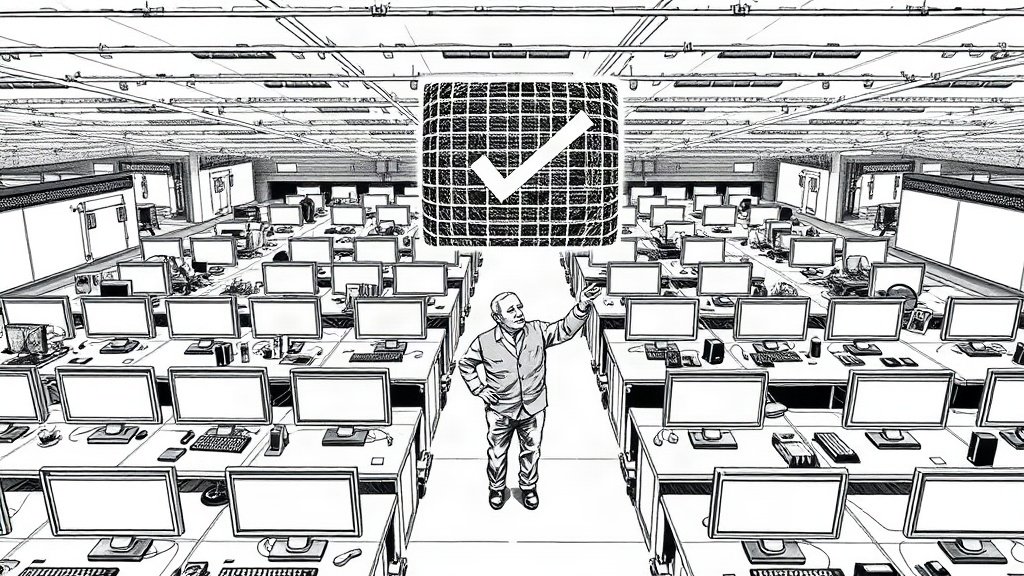 自律実行型の給与AIが主流の中、なぜチェック特化なのかのイラスト