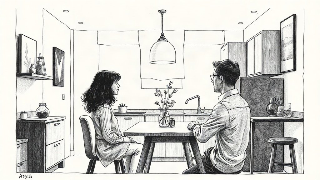 常時装着のBeeは、会話をどう記録し要約するのかのイラスト