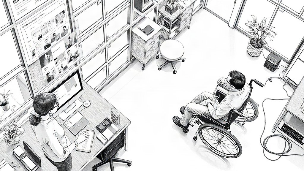 あなたの作業はどう変わるか、QwenのAI構想と組み合わせるとのイラスト